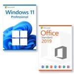 Microsoft Windows 11 Pro + Microsoft Office 2019 Standard license for 3 devices