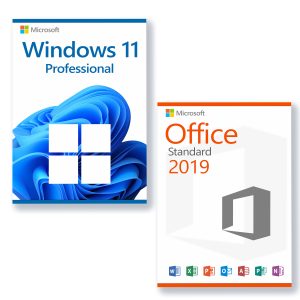 Microsoft Windows 11 Pro + Microsoft Office 2019 Standard license for 3 devices