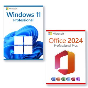 Microsoft Office 2024 Professional Plus + Microsoft Windows 11 Professional License for 3 devices