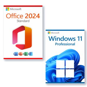 Microsoft Office 2024 Standard + Microsoft Windows 11 Professional license for 3 devices