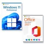 Microsoft Windows 11 Pro + Microsoft Office 2021 Standard license for 3 devices
